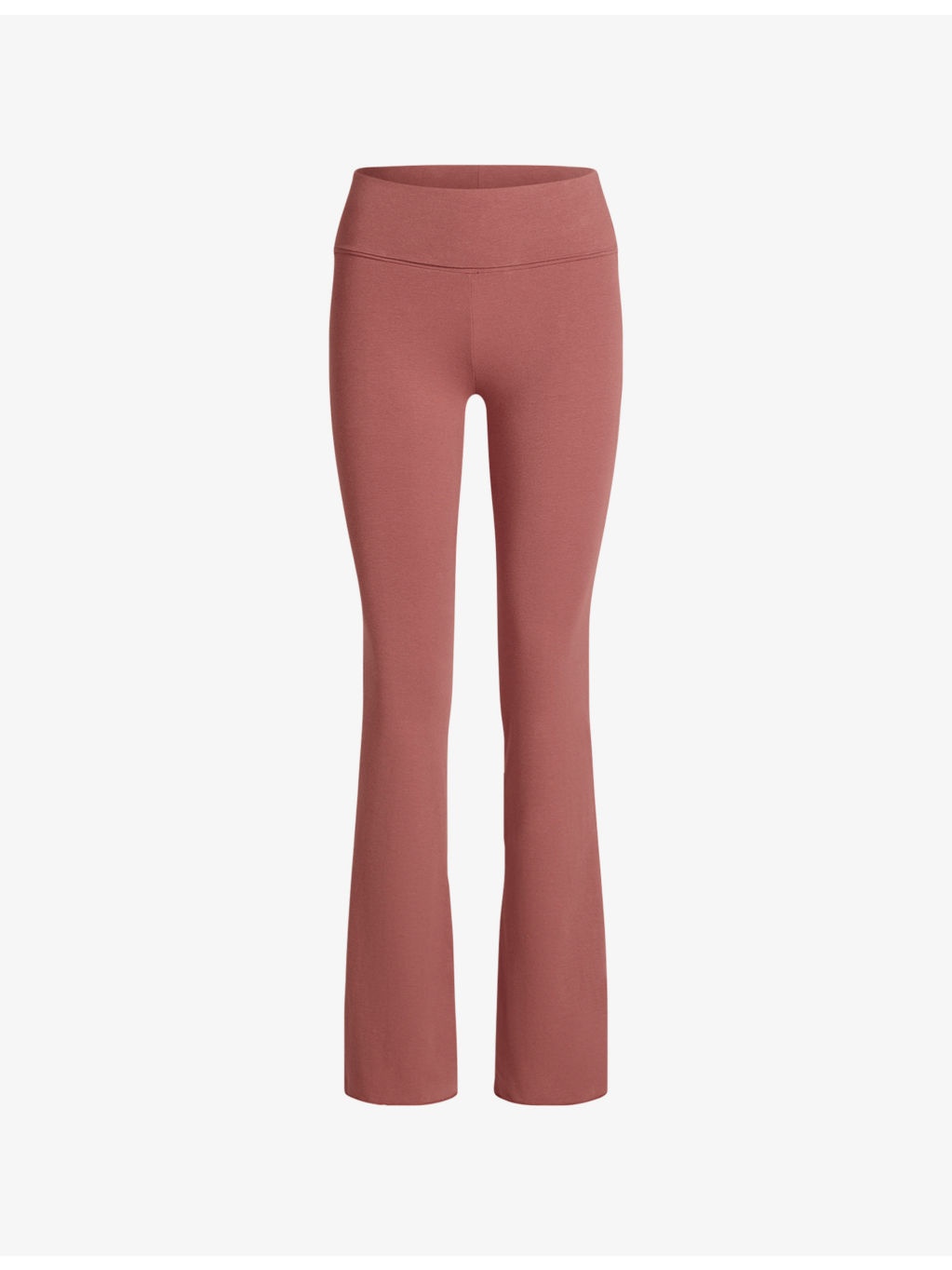 Foldover slim-fit high-rise stretch-jersey trousers - 1