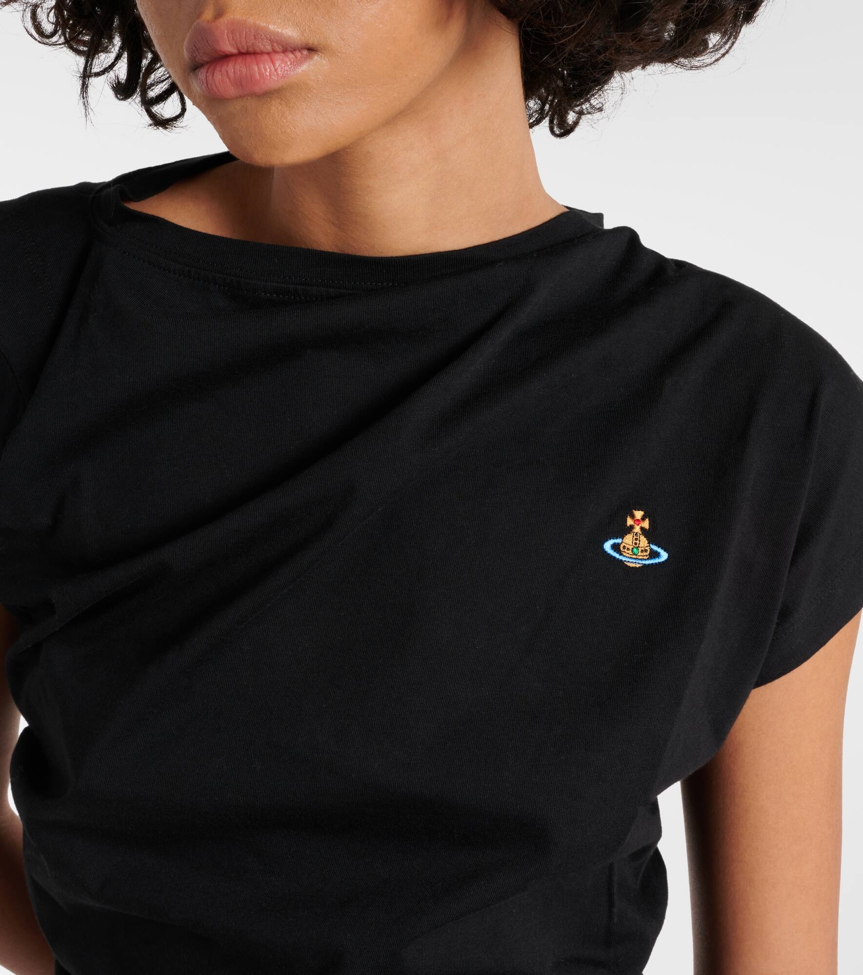Asymmetric cotton top - 4