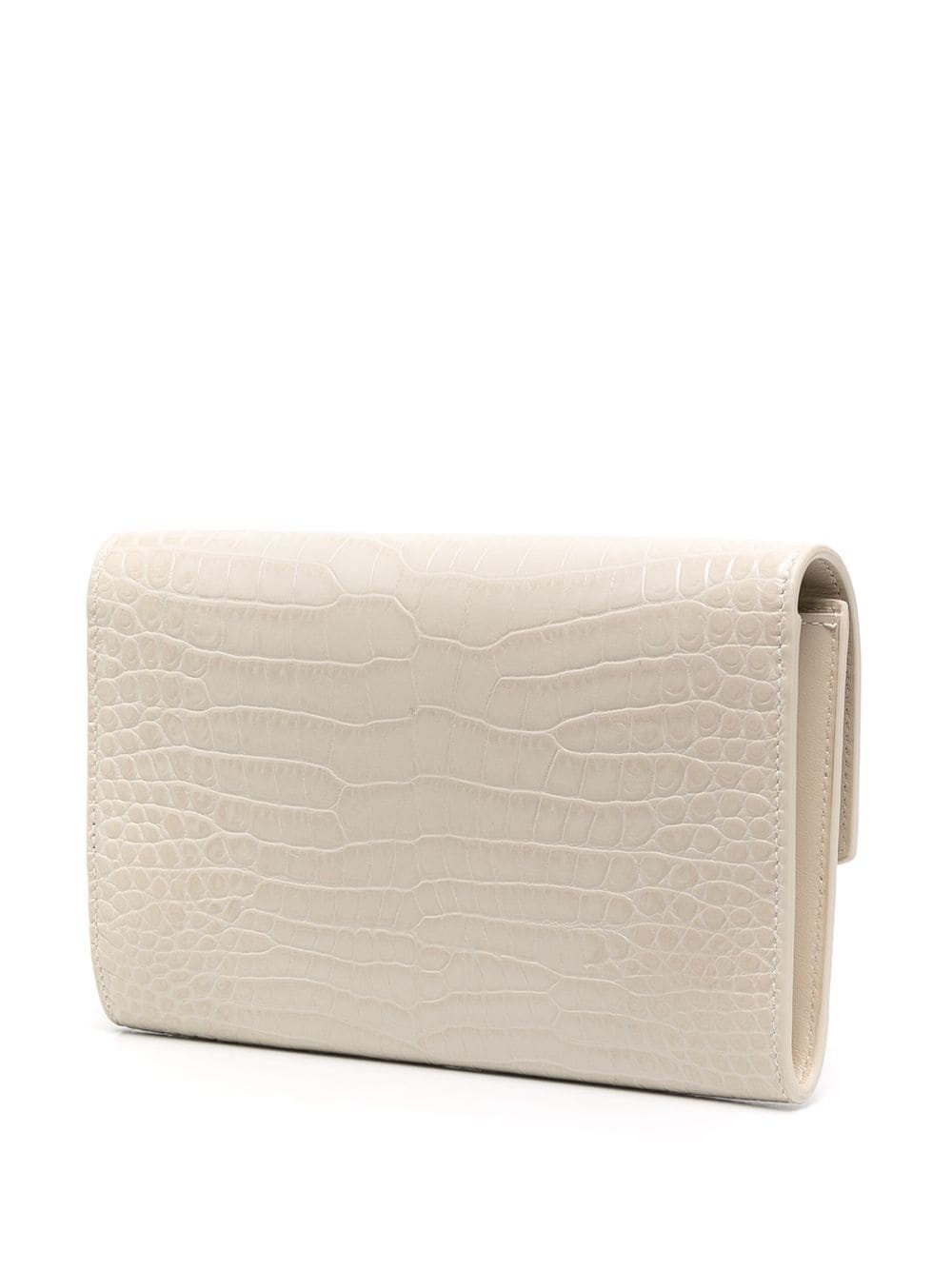 Uptown crocodile-embossed chain wallet - 3