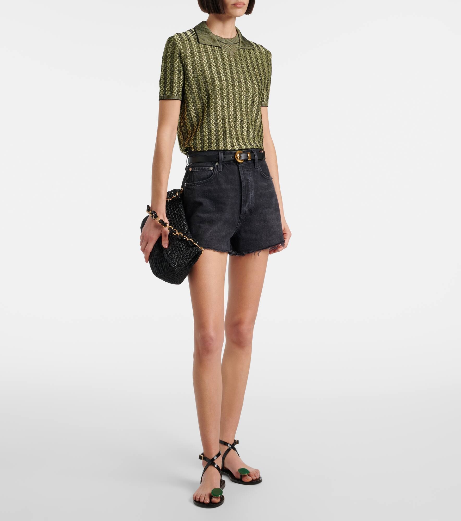 Marlow Vintage mid-rise denim shorts - 2