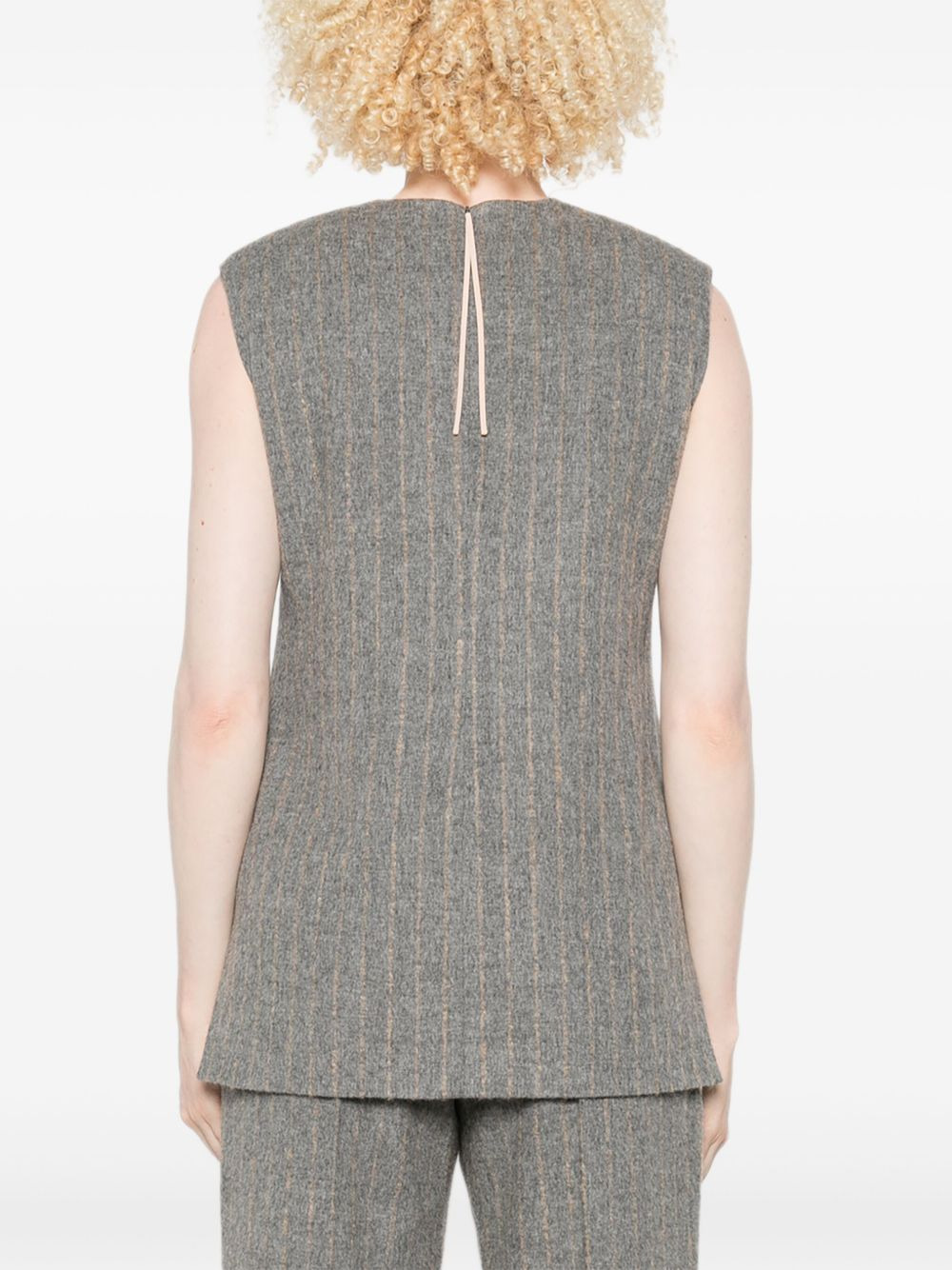 pinstripe vest - 4