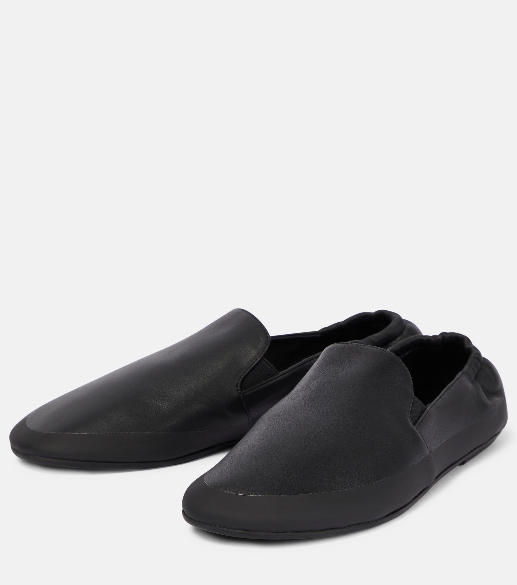 Tech leather loafers - 5