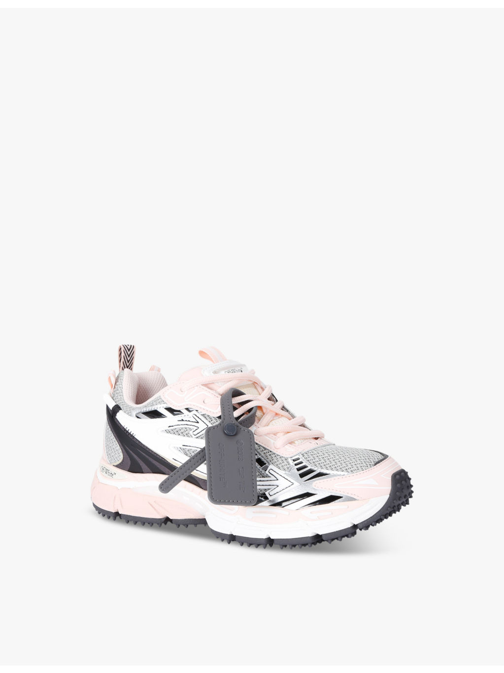 Be Right Back mesh and faux-leather low-top trainers - 3