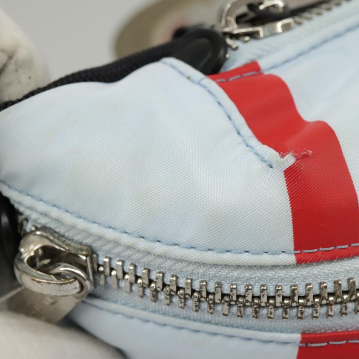 Burberry Waist Bag Nylon Light Blue - 4