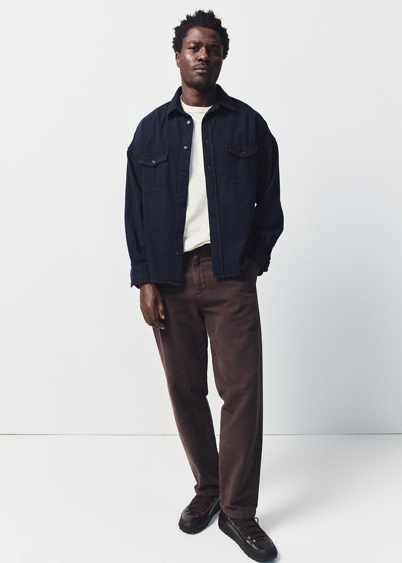 Flat Front Chino In Sandalwood 1