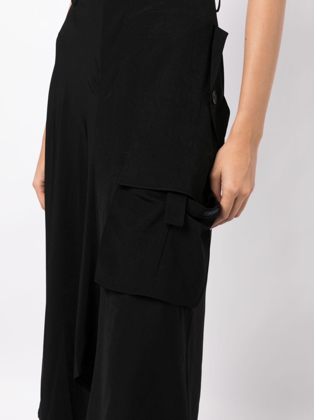 high-waisted asymmetric skirt - 5