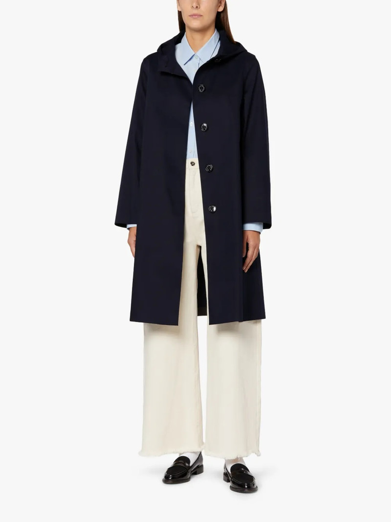 Mackintosh WATTEN NAVY BONDED COTTON HOODED COAT | LR-1023 outlook