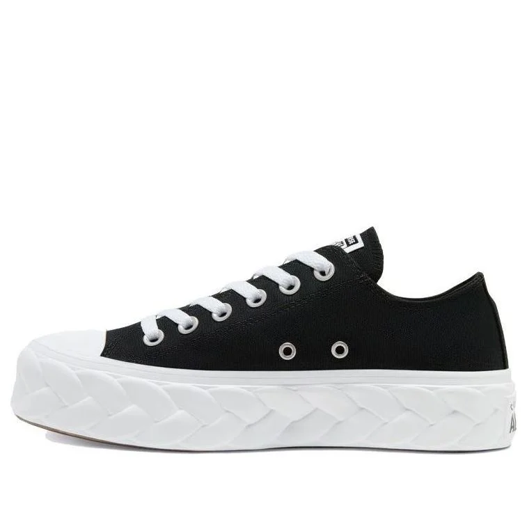 (WMNS) Converse Chuck Taylor All Star Low 'Runway Cable - Black' 568894C - 1