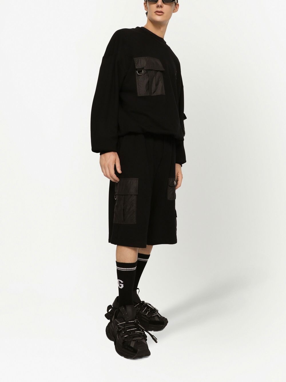 multi-pocket drawstring Bermuda shorts - 2