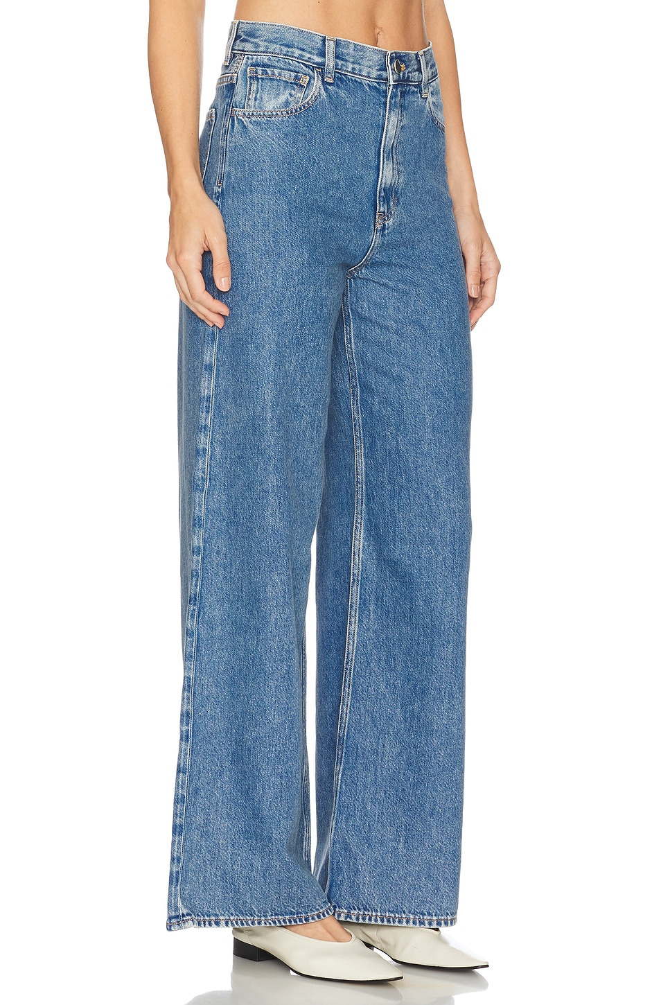 High Waist Wide Leg Jean - 2