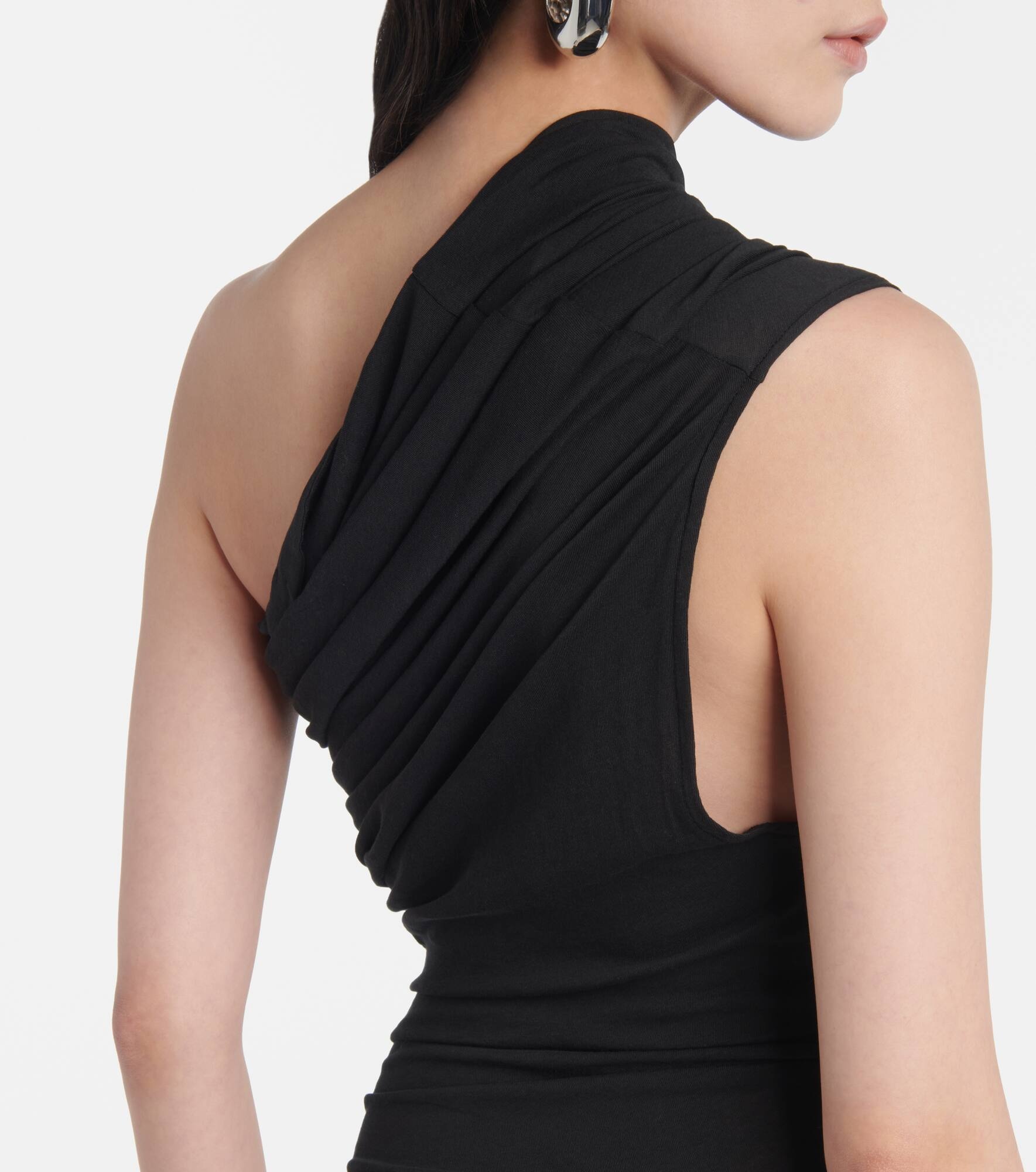 Pillar cotton-blend gown - 6