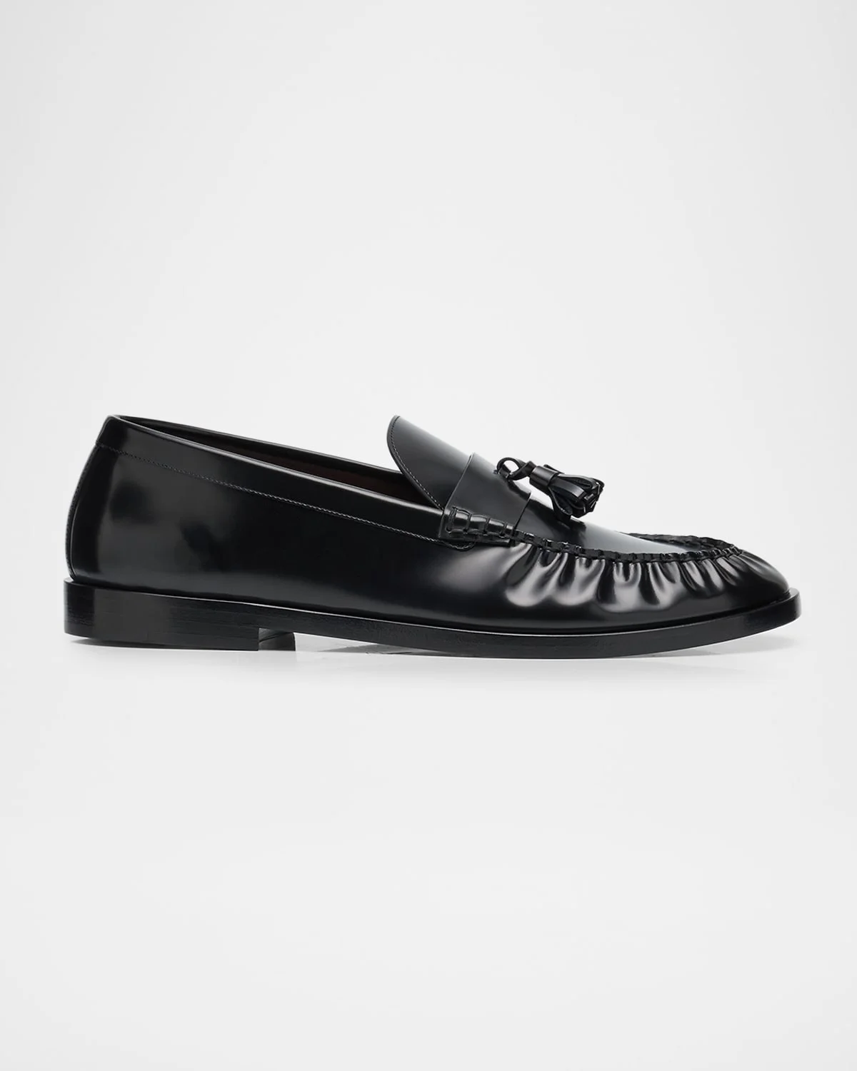 Men's Box Leather Tassel Loafers - 1