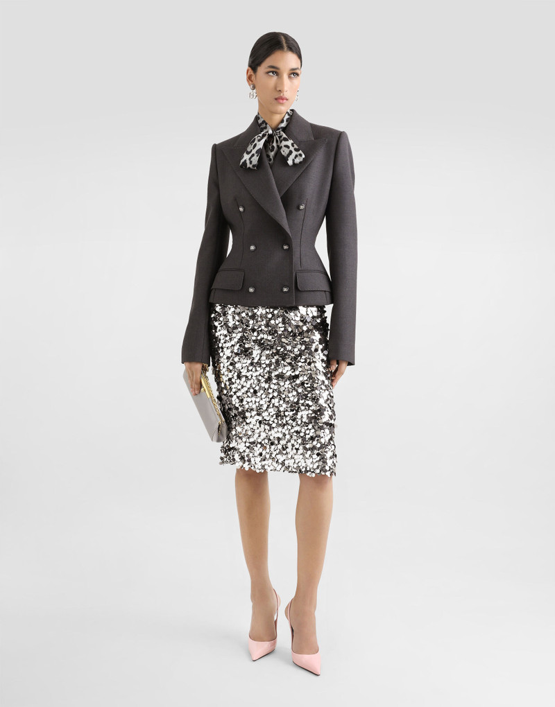 Dolce & Gabbana Sequined midi skirt outlook