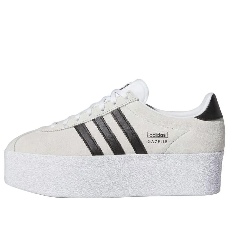 (WMNS) adidas Gazelle Up 'White Black' IH1289 - 1