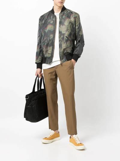 Paul Smith abstract-print zip-up bomber jacket outlook