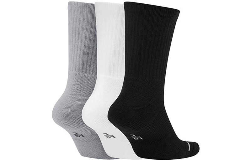 Jordan Air Jordan Everyday Max Crew Sports Socks Couple Style 'Black White Gray' SX5545-019 outlook