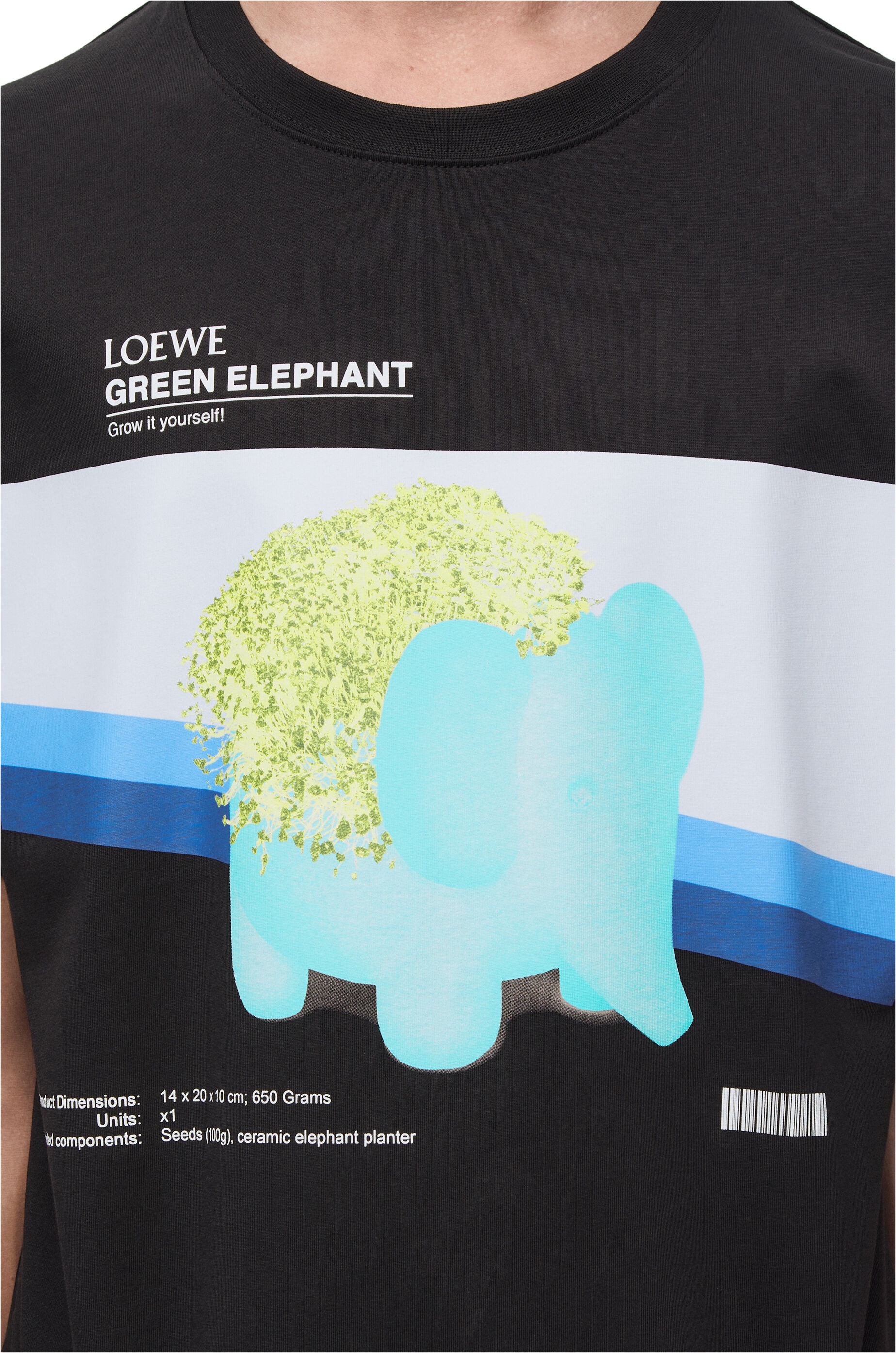 Chia elephant T-shirt in cotton - 5