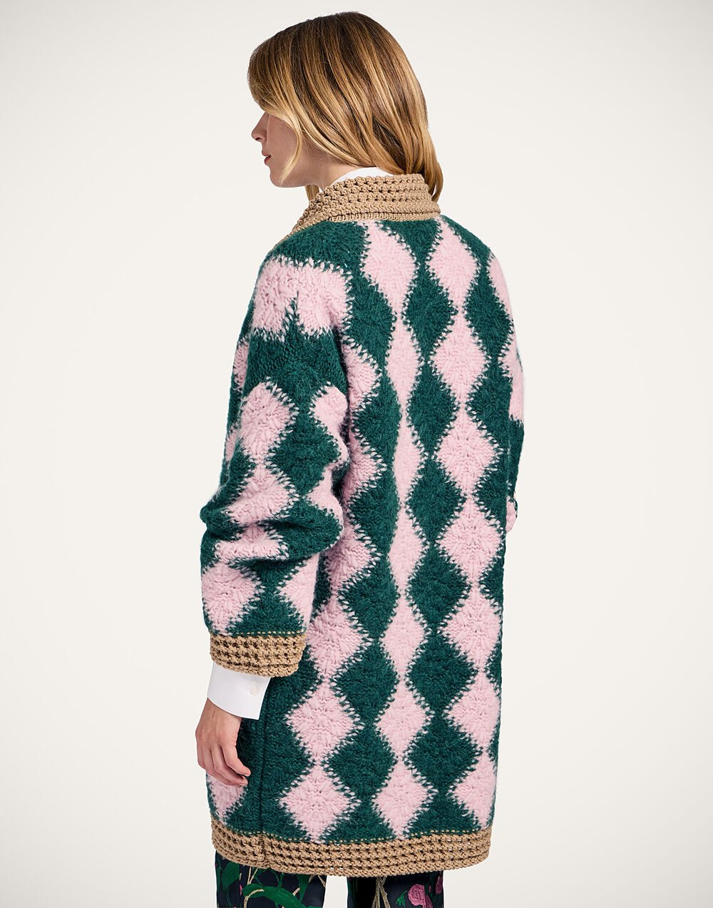 Crochet Bowling Cardigan - 5