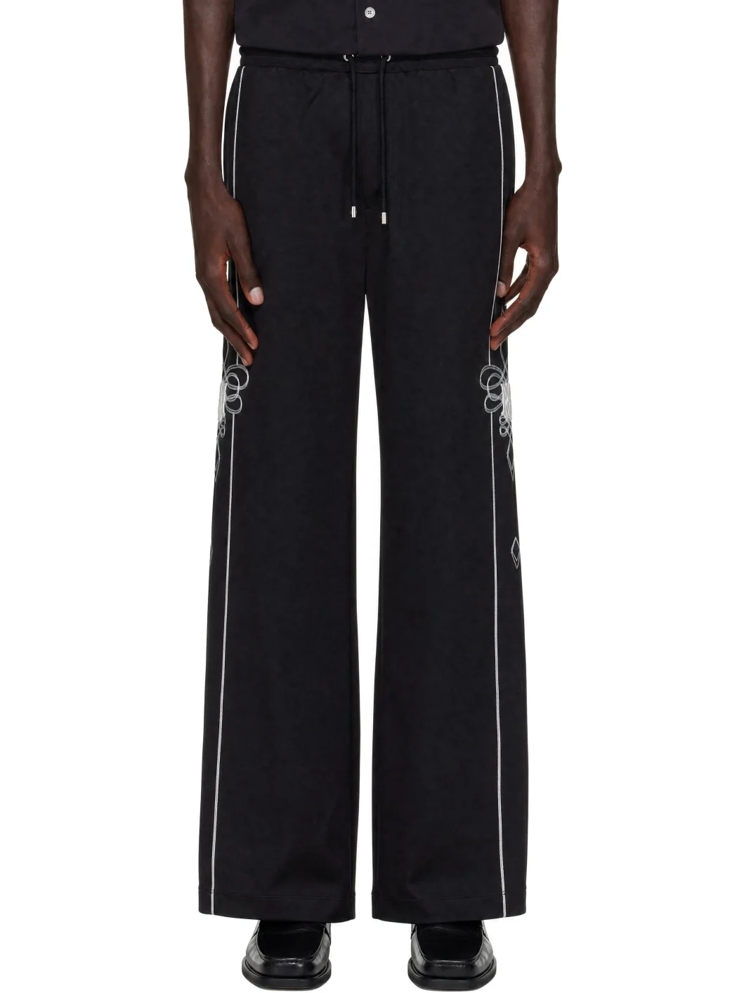 Black 'AMIRI' Lasso Track Pants - 1