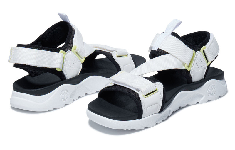 Timberland Timberland Ripcord Double-Strap Sandals 'White Black' A2ADP100 outlook