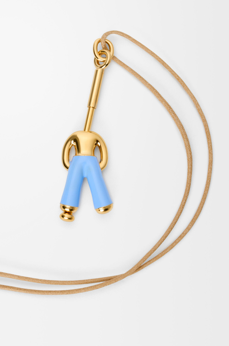 Loewe Standing Acrobat necklace in sterling silver and enamel outlook