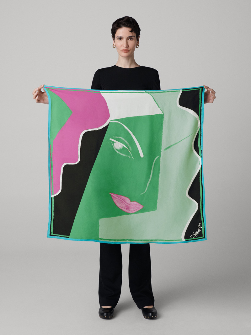 Flag Silk Scarf 3