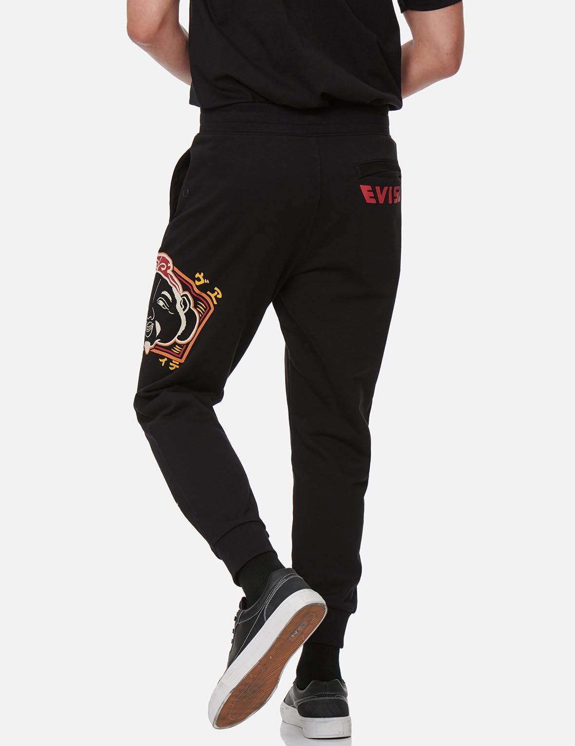 COLOR-BLOCKING GODHEAD PRINT SWEATPANTS - 4