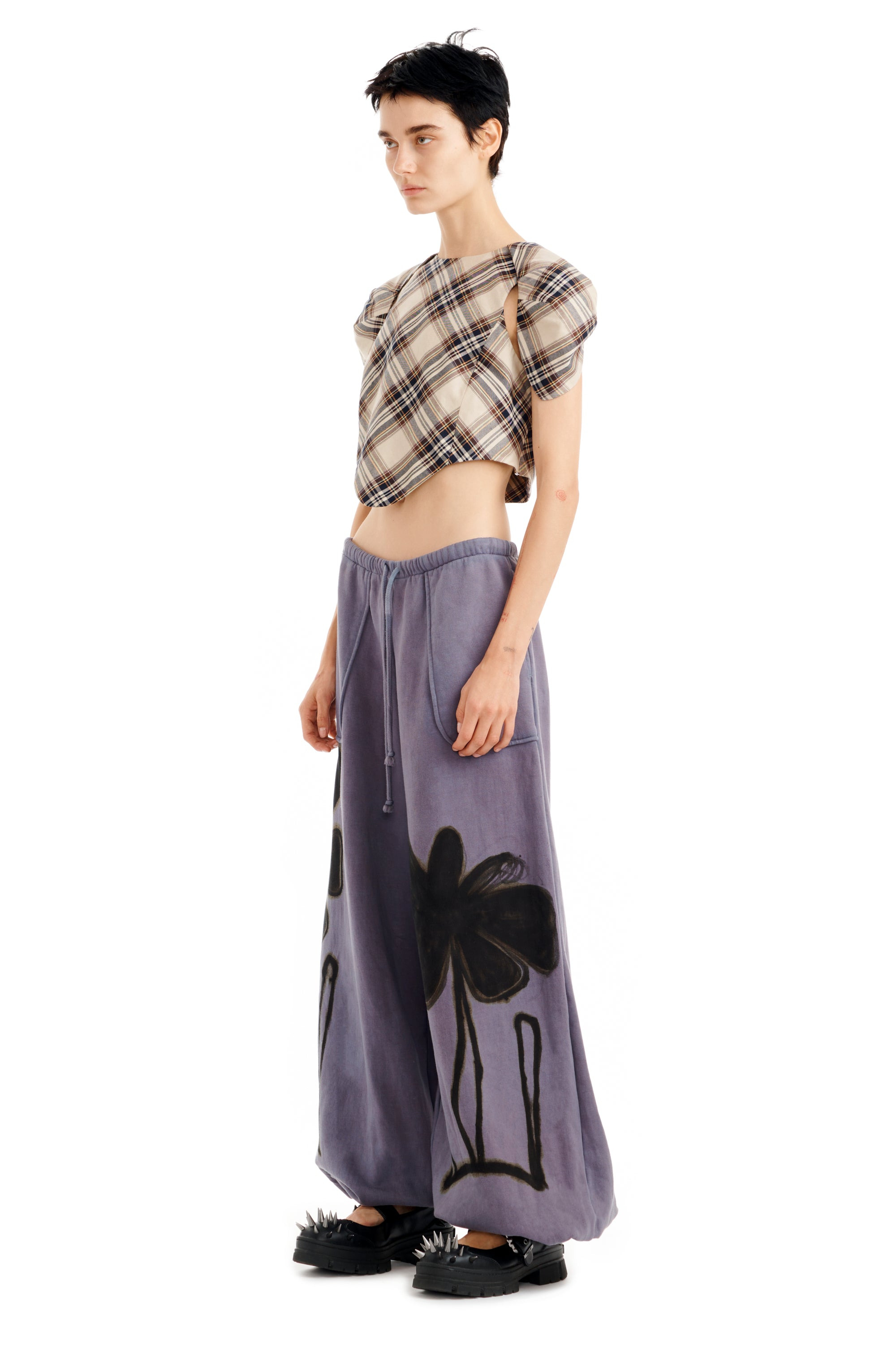 MIDNIGHT FLOWER POT BALLOON SWEATPANT - 4