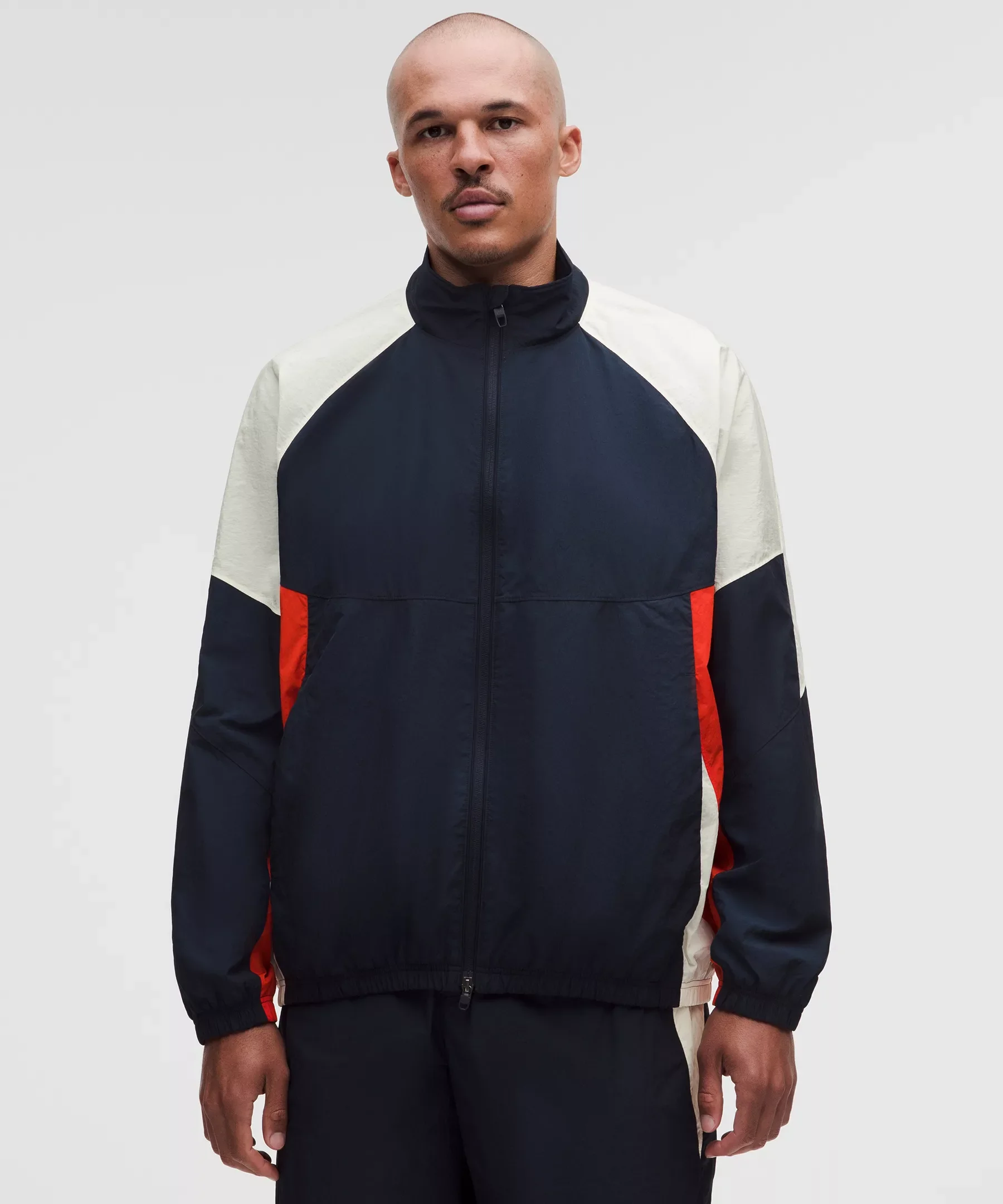 Nylon Oversized Track Jacket - 1