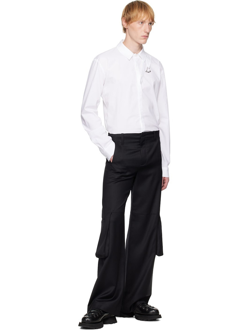 HELIOT EMIL™ Black Ferro Tailored Cargo Pants outlook