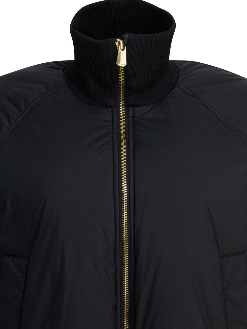 high-neck zip-front jacket - 4