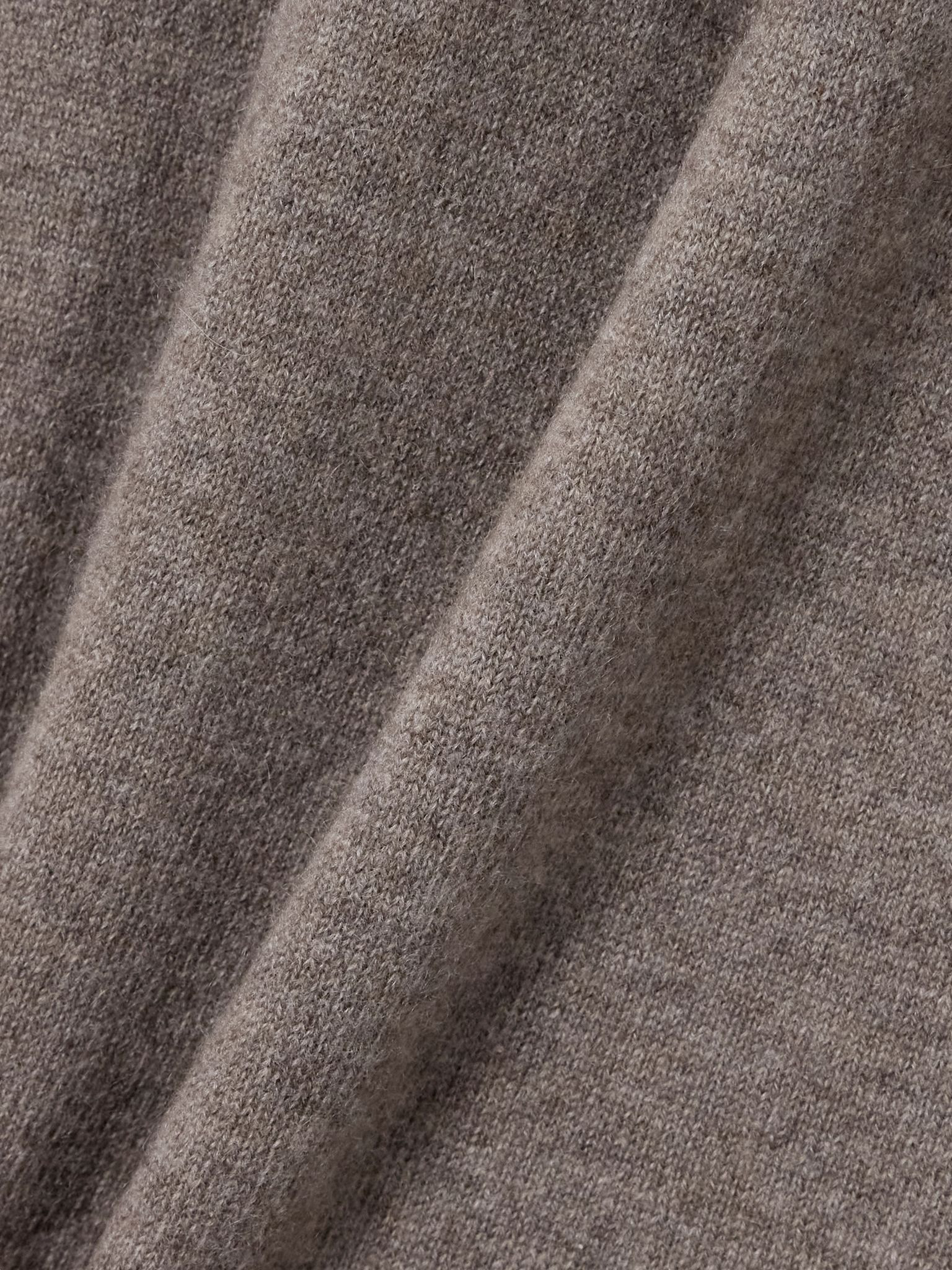 Dolly cashmere midi skirt Brown - 5