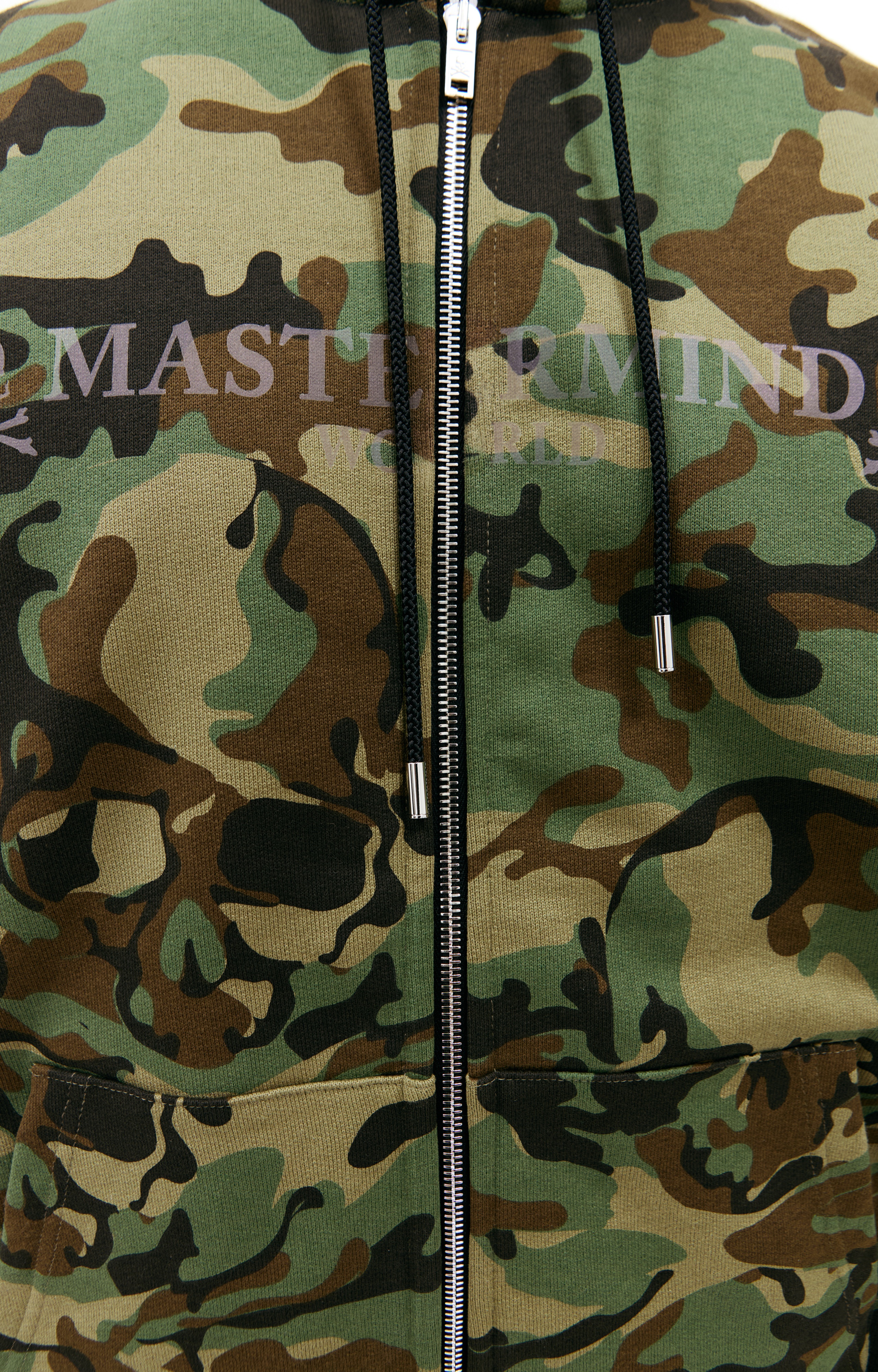 KHAKI ZIP UP HOODIE - 5