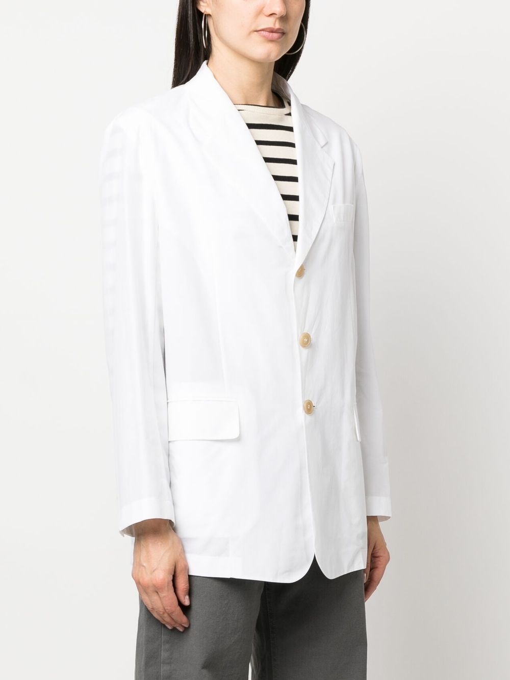 single-breasted button blazer - 3