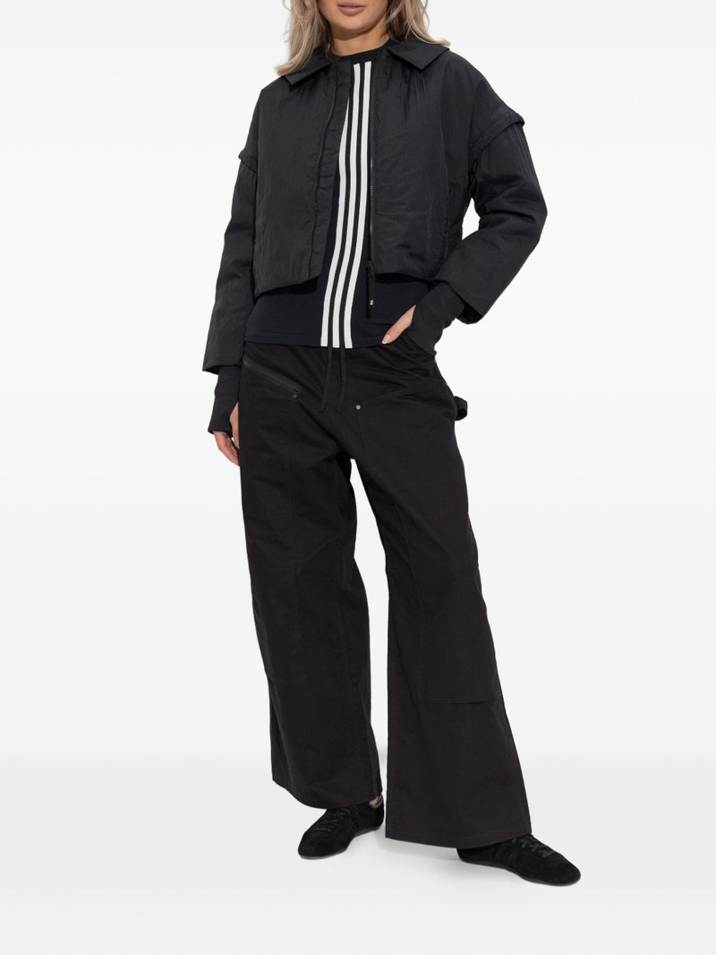 Y-3 cargo-pocket zip-detail trousers outlook