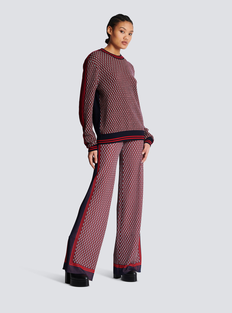 Monogrammed jacquard jumper 6