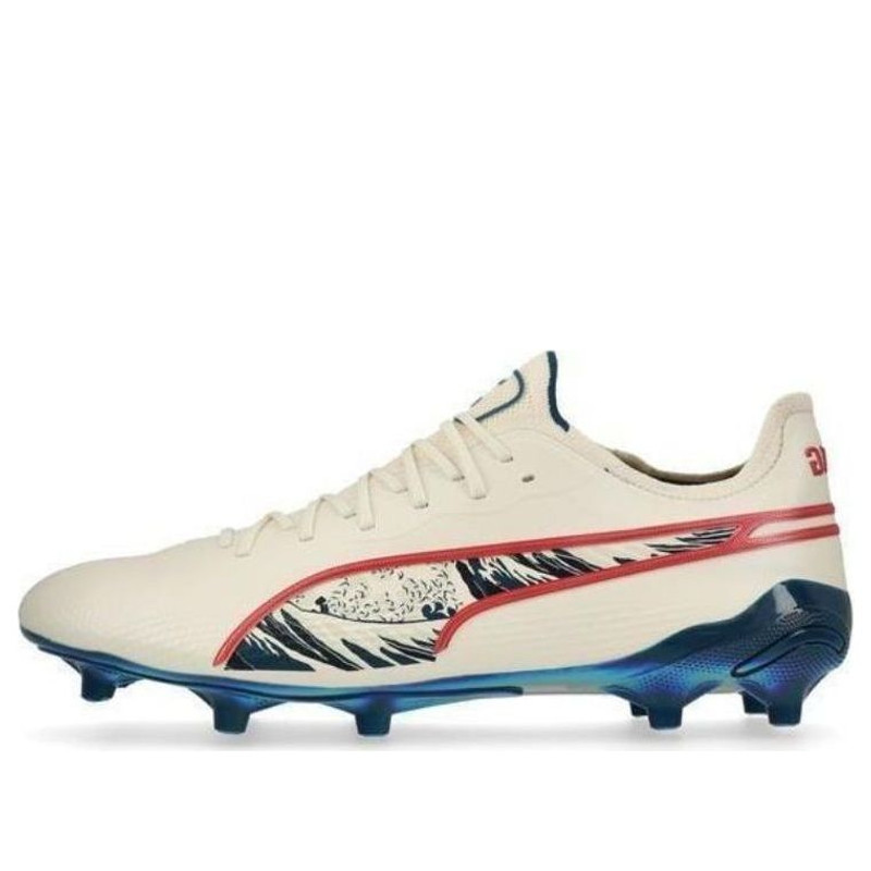 PUMA x Unisport King Ultimate FG 'Cream White Red' 108135-01 - 1