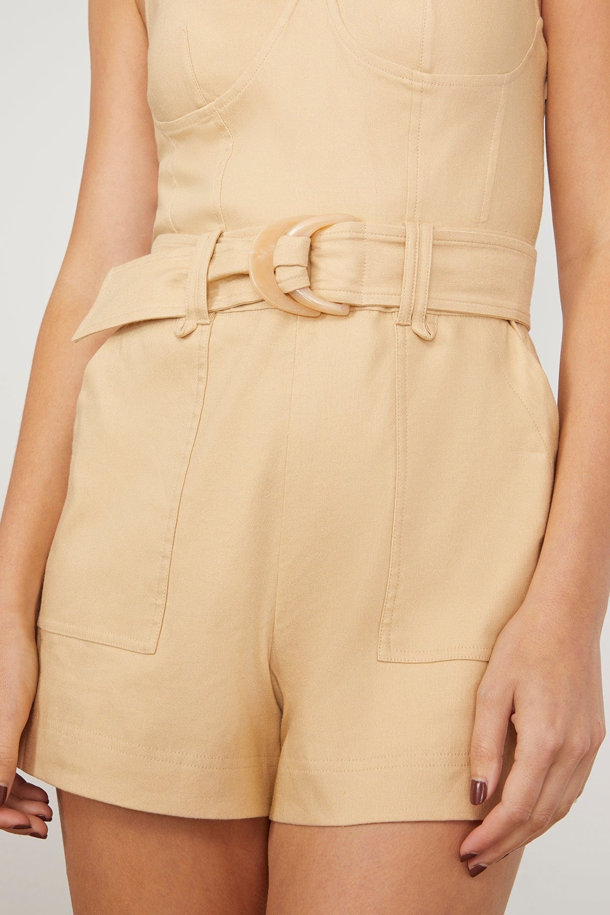 Kai Bustier Romper in Natural - 10