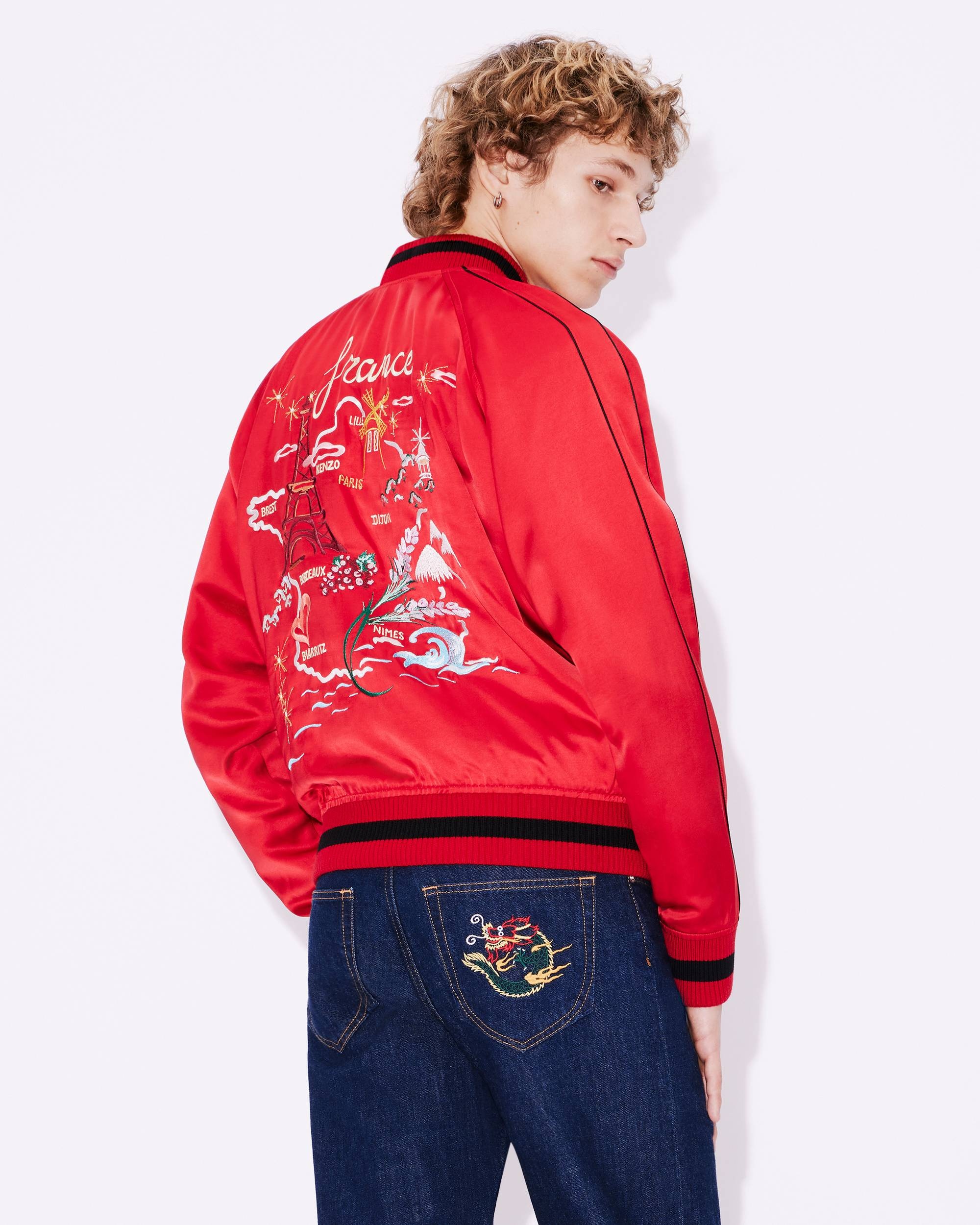 'Year of the Dragon' reversible embroidered genderless jacket - 6