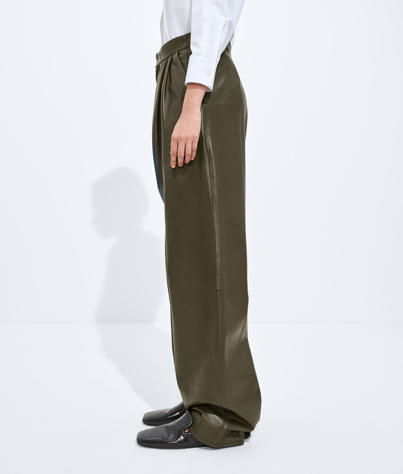 Bottega Veneta Shiny Leather Pants outlook
