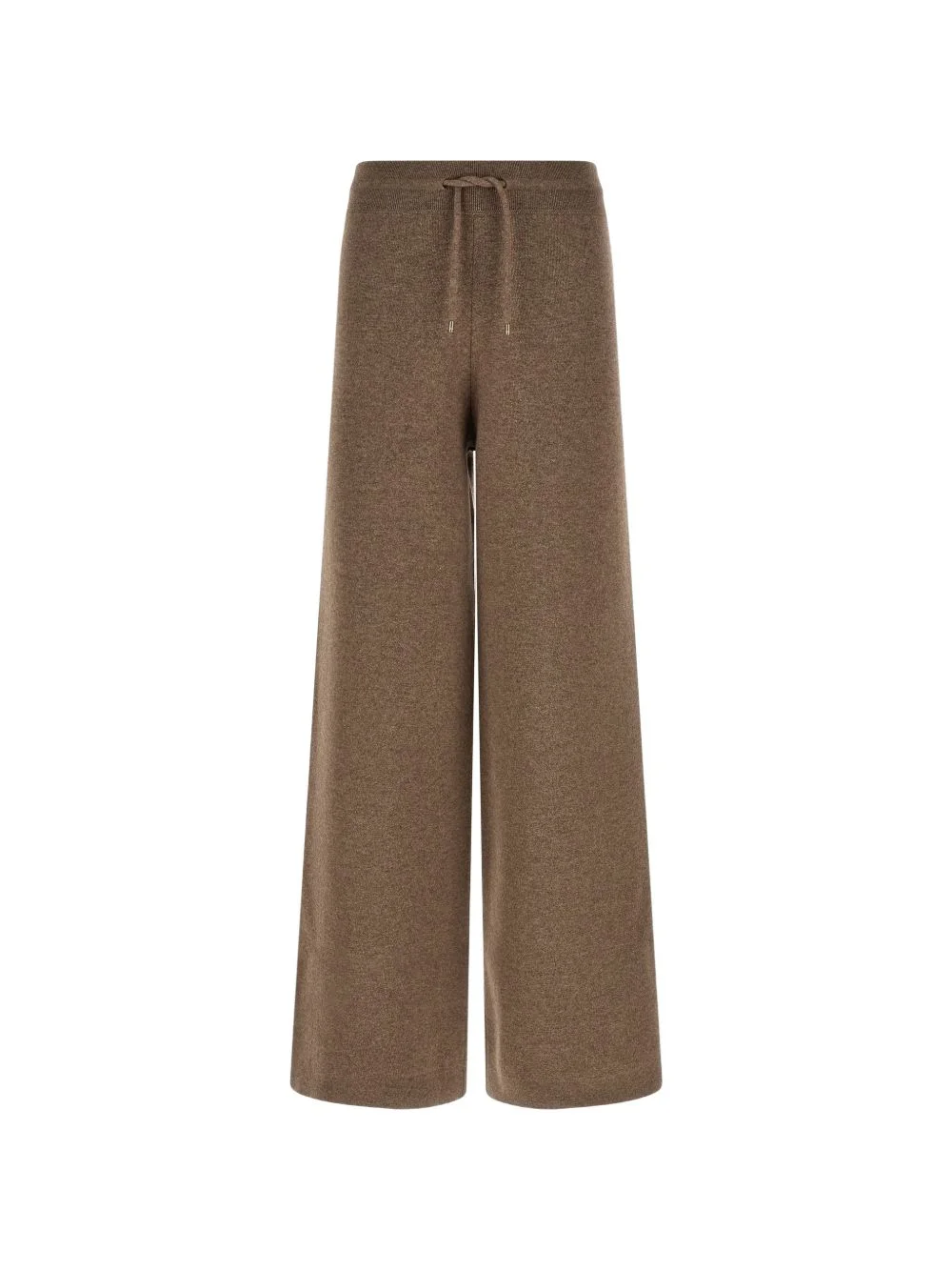 knitted wide-leg trousers - 1