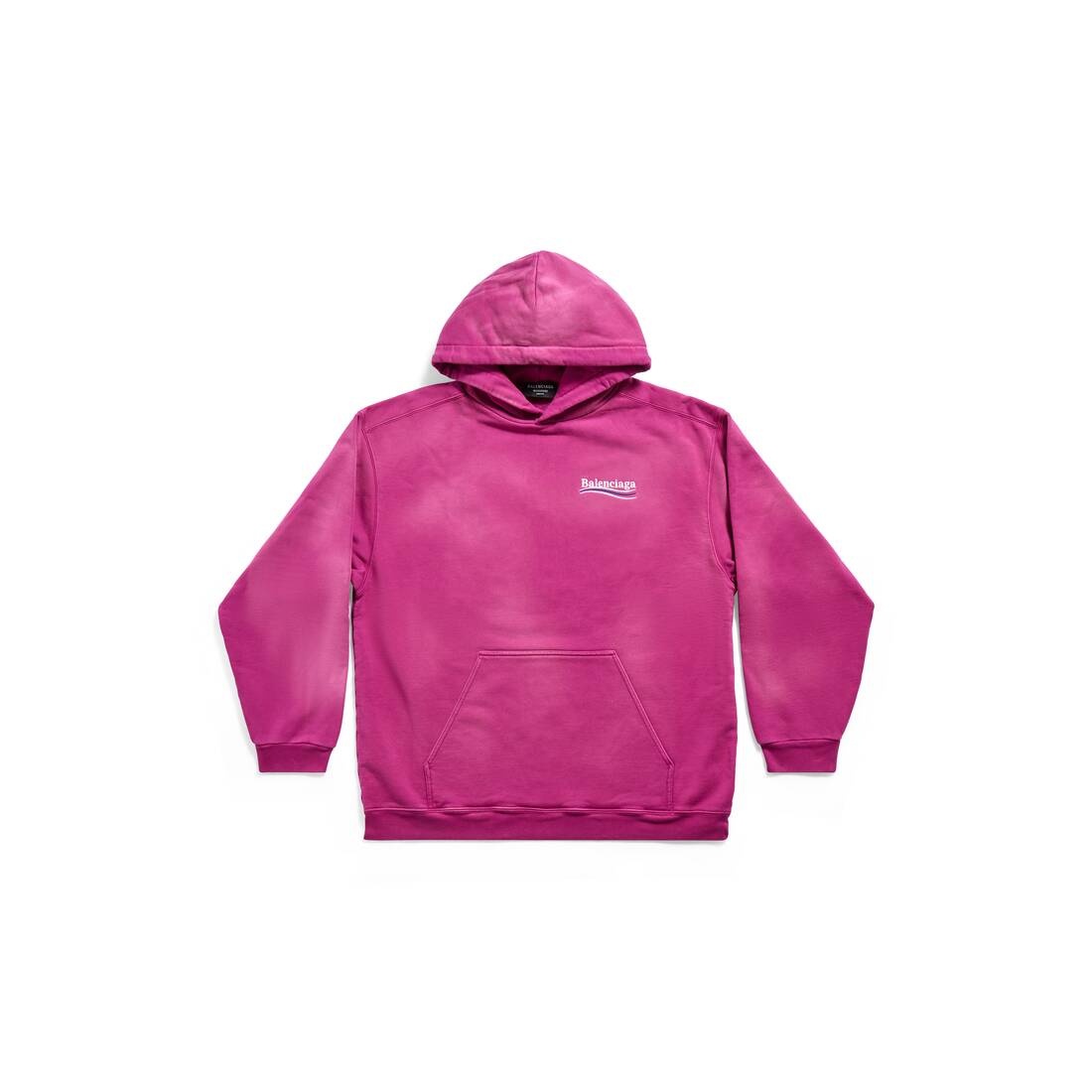 Political Campaign Hoodie Medium Fit in Fushia - 1