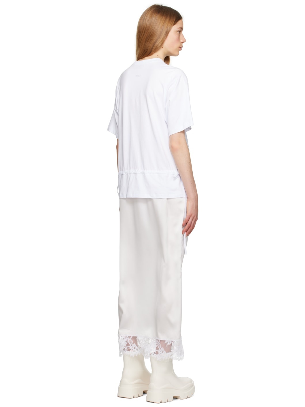 White Layered Maxi Dress - 3