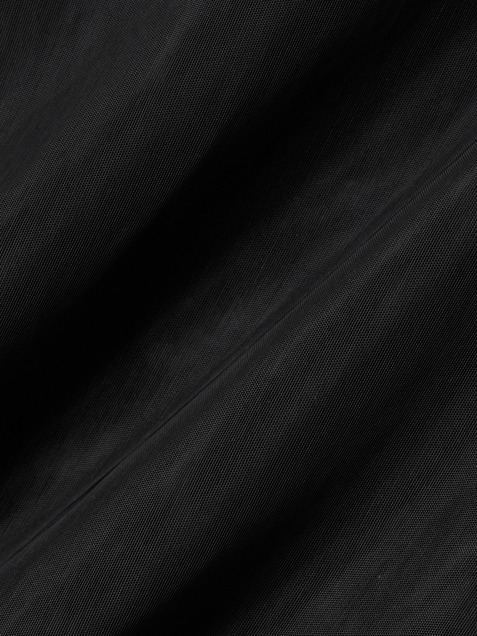 + Y-3 layered stretch recycled-mesh shirt Black - 4