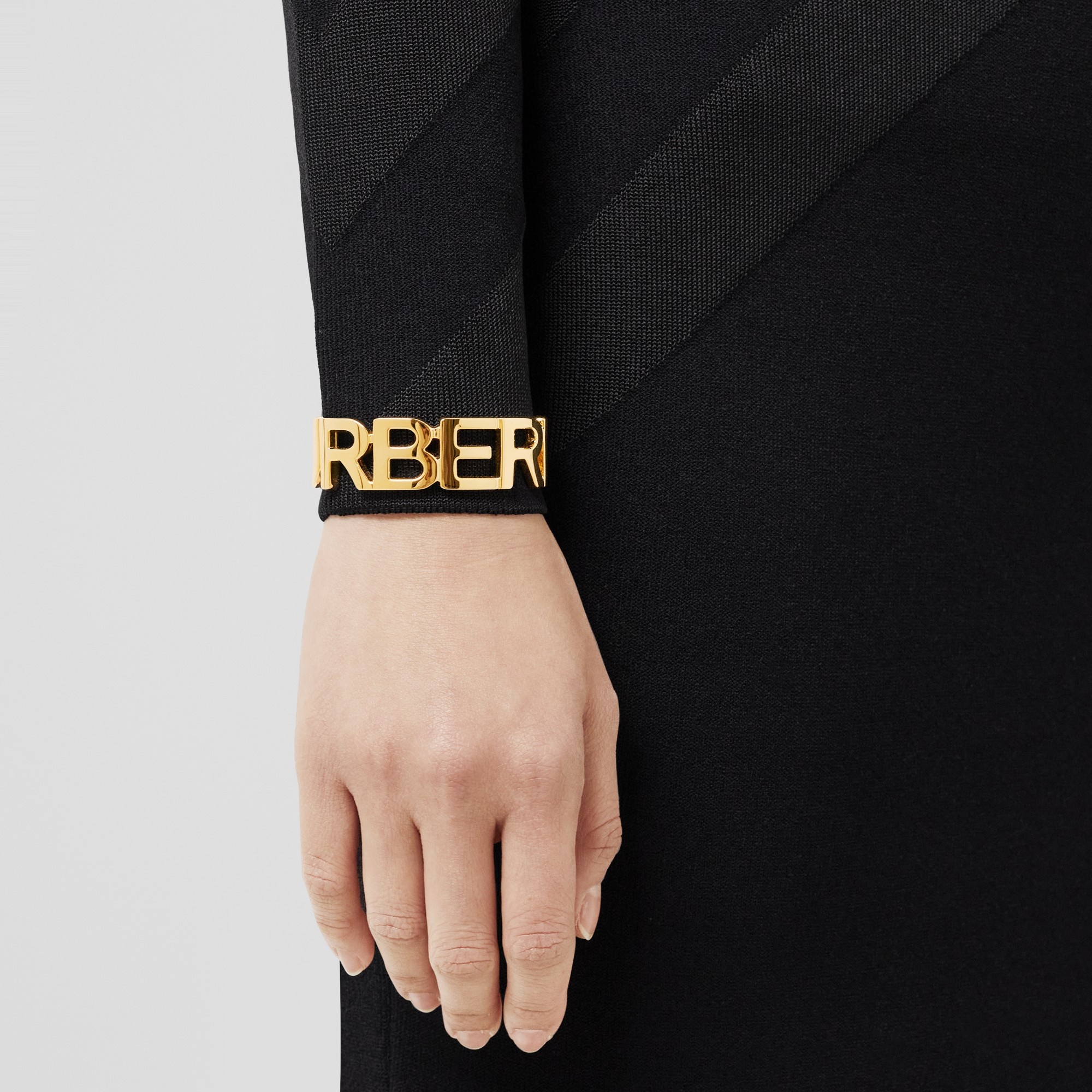 Gold-plated Logo Cuff - 2