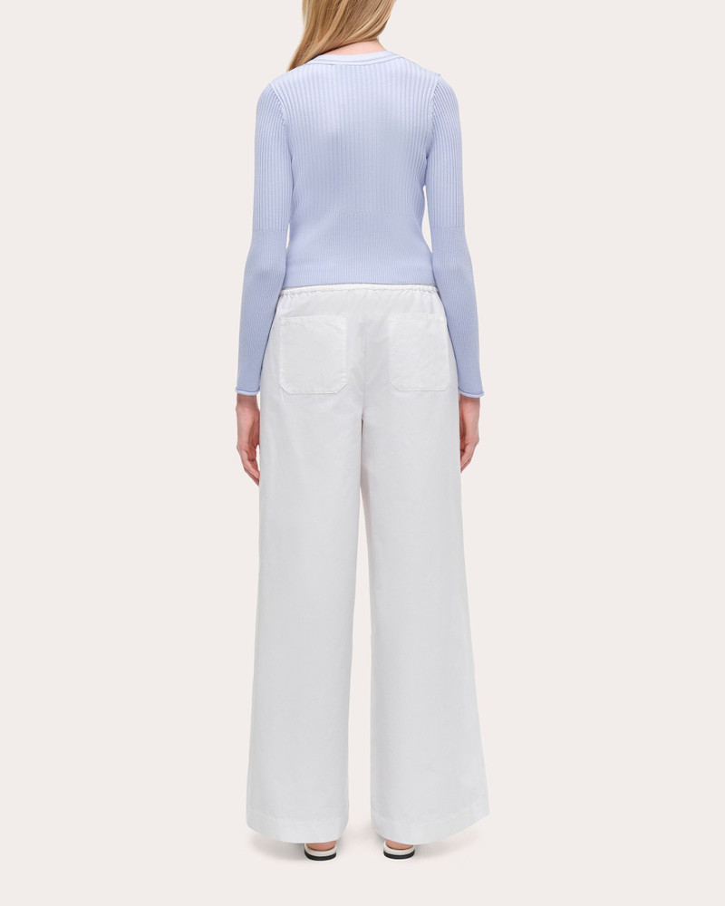 SIMKHAI Ailany Rib Knit Shrunken Cardigan outlook