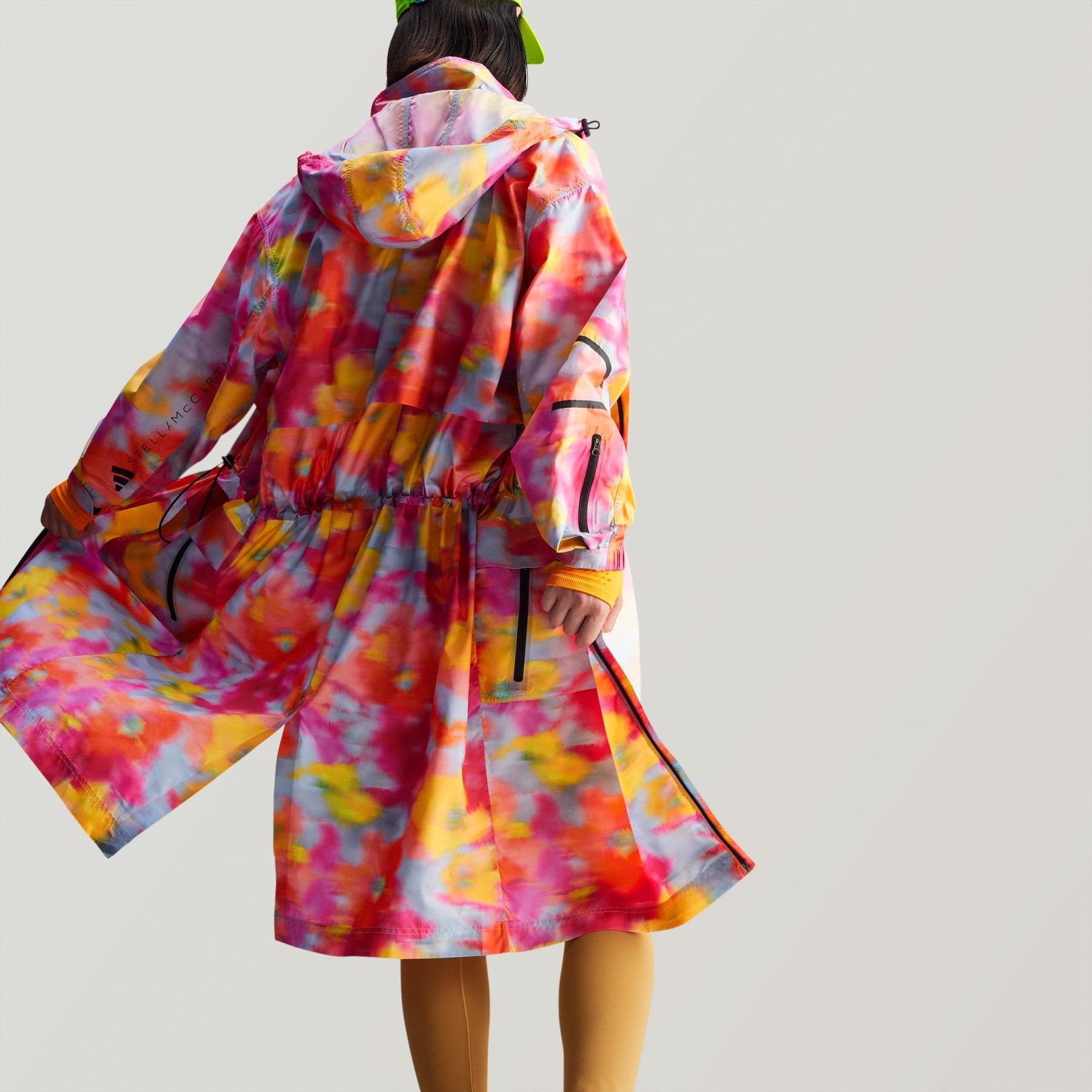 adidas by Stella McCartney Printed Long Parka - 8