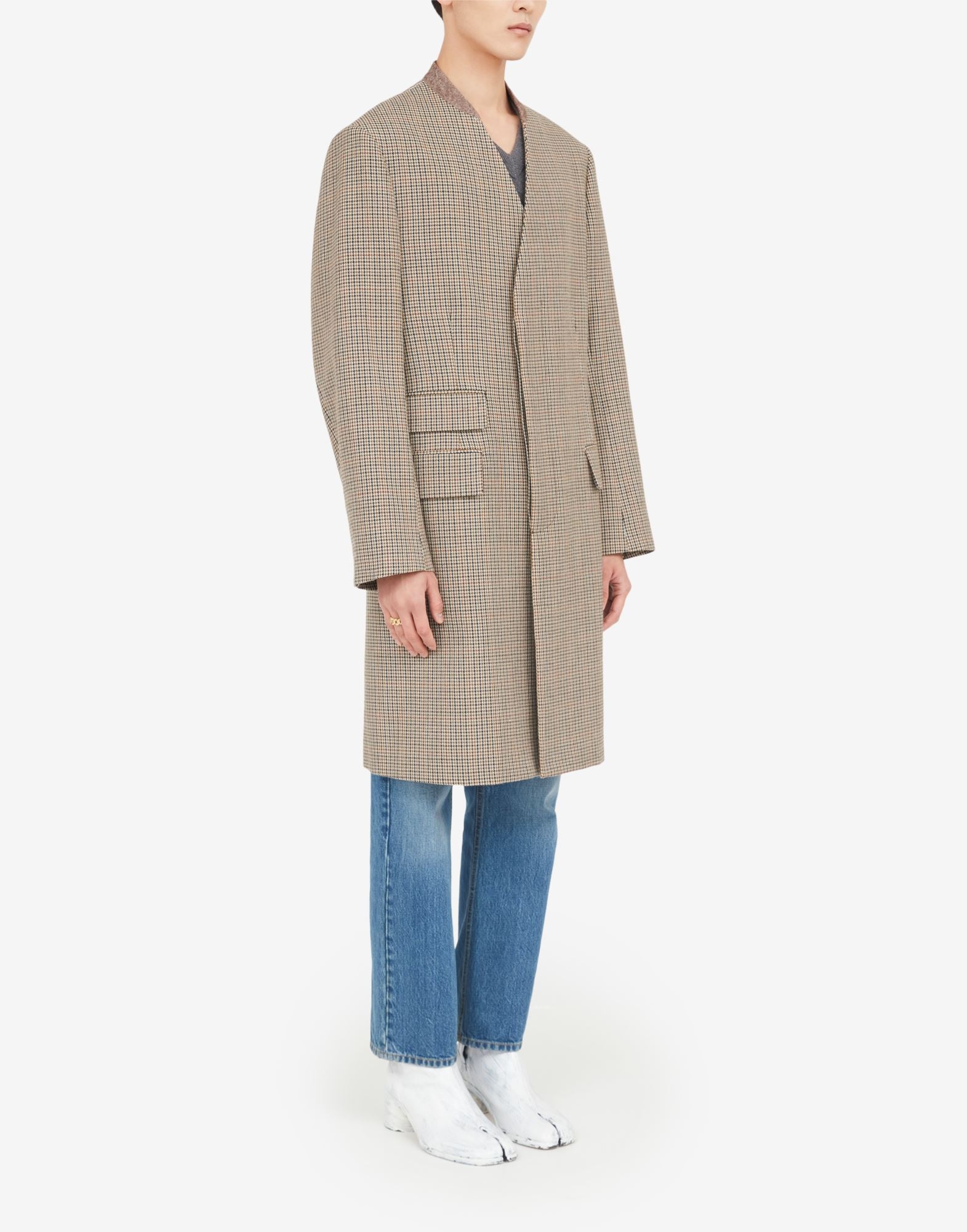 Minimal houndstooth coat - 3