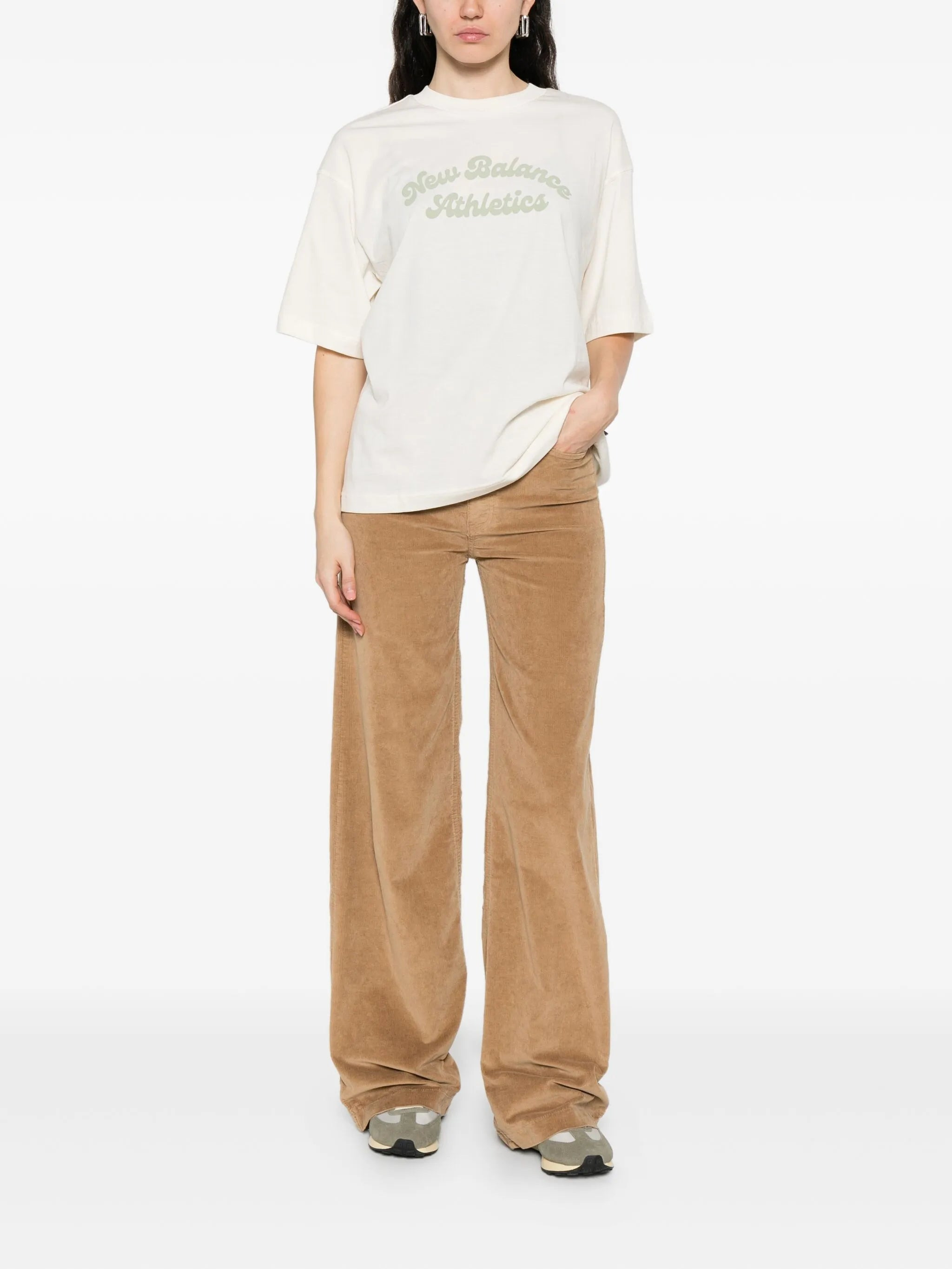 New Balance Logo-print Cotton T-shirt - 4