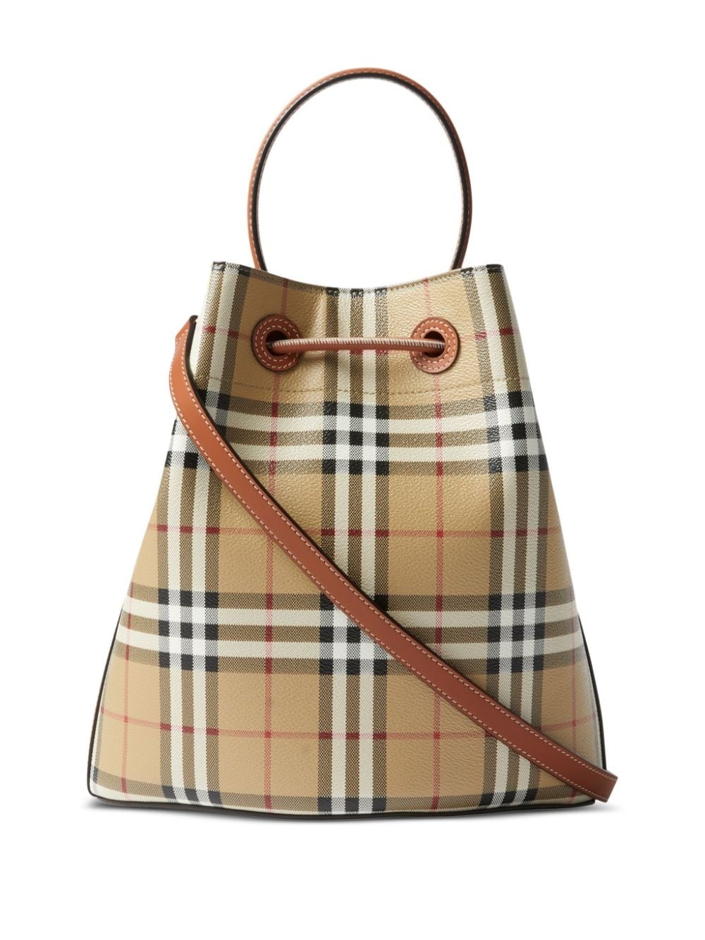small TB Vintage Check bucket bag - 3